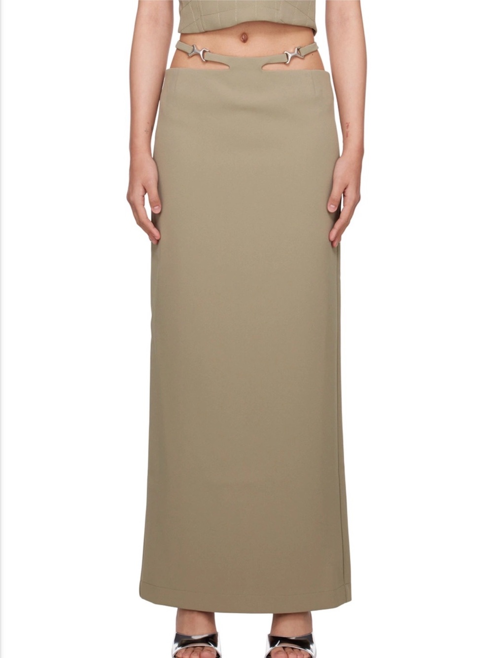 Paris Georgia Cutout Maxi Skirt r13 Khaite Christopher esrber - Picture 2 of 4